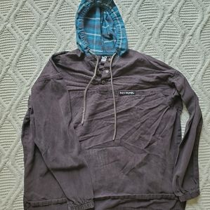 No Fear Men's Vintage 90's Men's Hooded Pullover